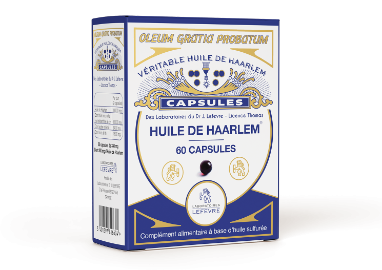 Huile de Haarlem ORIGINALE - 60 capsules
