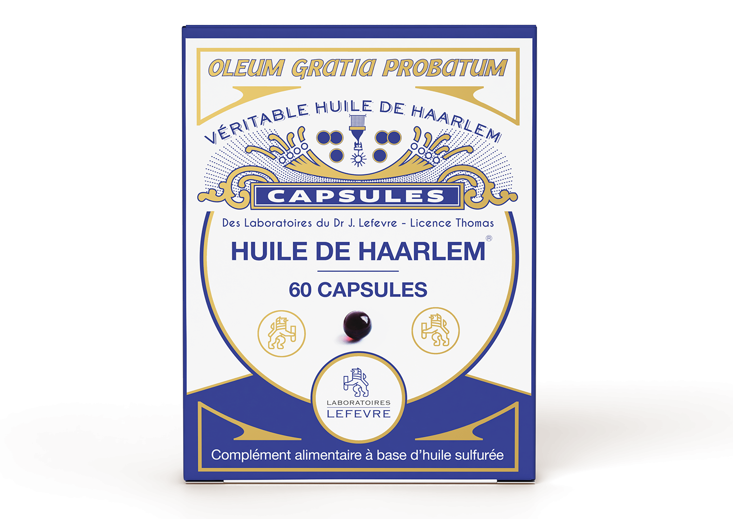 Huile de Haarlem ORIGINALE - 60 capsules