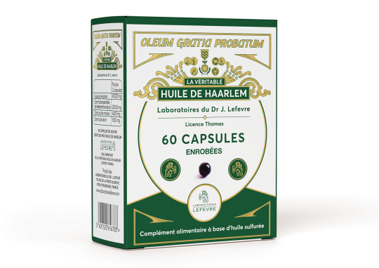 Huile de Haarlem ENROBÉE 60 capsules